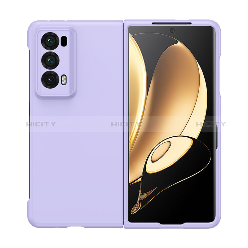 Custodia Plastica Rigida Cover Opaca Fronte e Retro 360 Gradi BH1 per Huawei Honor Magic V2 5G Viola