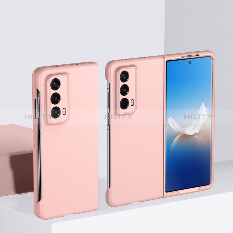 Custodia Plastica Rigida Cover Opaca Fronte e Retro 360 Gradi BH1 per Huawei Honor Magic Vs2 5G Oro Rosa