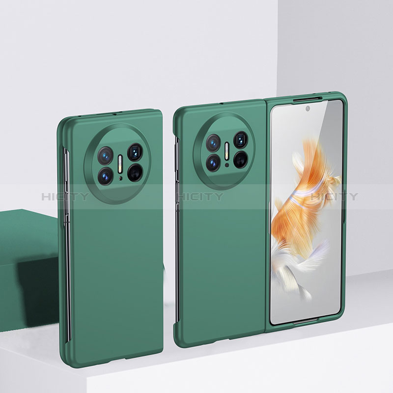 Custodia Plastica Rigida Cover Opaca Fronte e Retro 360 Gradi BH1 per Huawei Mate X3 Verde