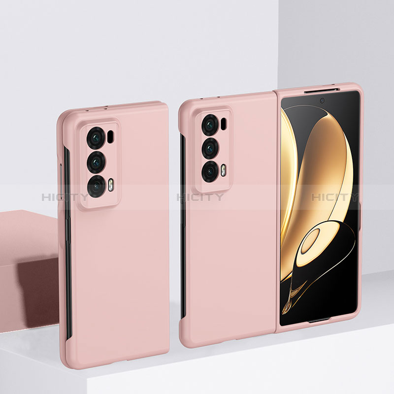 Custodia Plastica Rigida Cover Opaca Fronte e Retro 360 Gradi BH2 per Huawei Honor Magic V2 5G Oro Rosa