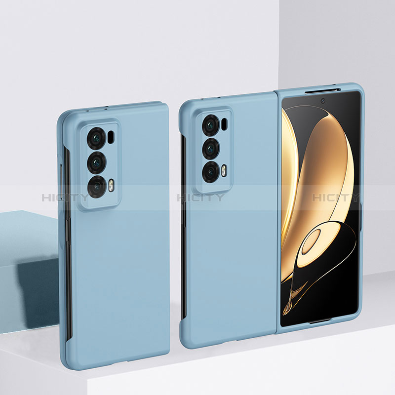 Custodia Plastica Rigida Cover Opaca Fronte e Retro 360 Gradi BH2 per Huawei Honor Magic V2 Ultimate 5G Azzurro