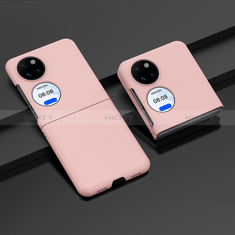 Custodia Plastica Rigida Cover Opaca Fronte e Retro 360 Gradi BH2 per Huawei P60 Pocket