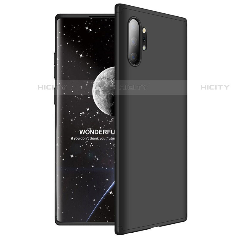 Custodia Plastica Rigida Cover Opaca Fronte e Retro 360 Gradi M01 per Samsung Galaxy Note 10 Plus 5G Nero