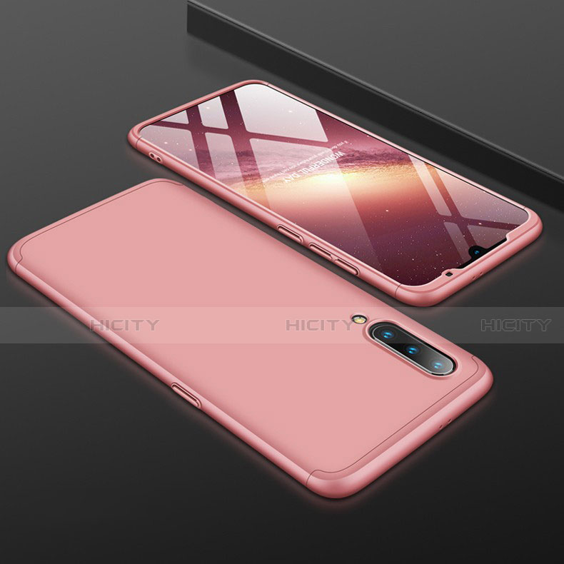 Custodia Plastica Rigida Cover Opaca Fronte e Retro 360 Gradi M01 per Xiaomi Mi 9 Lite Oro Rosa