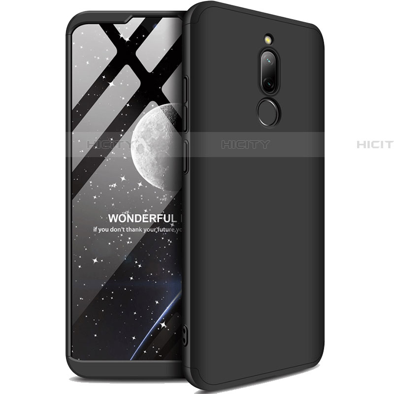 Custodia Plastica Rigida Cover Opaca Fronte e Retro 360 Gradi M01 per Xiaomi Redmi 8 Nero