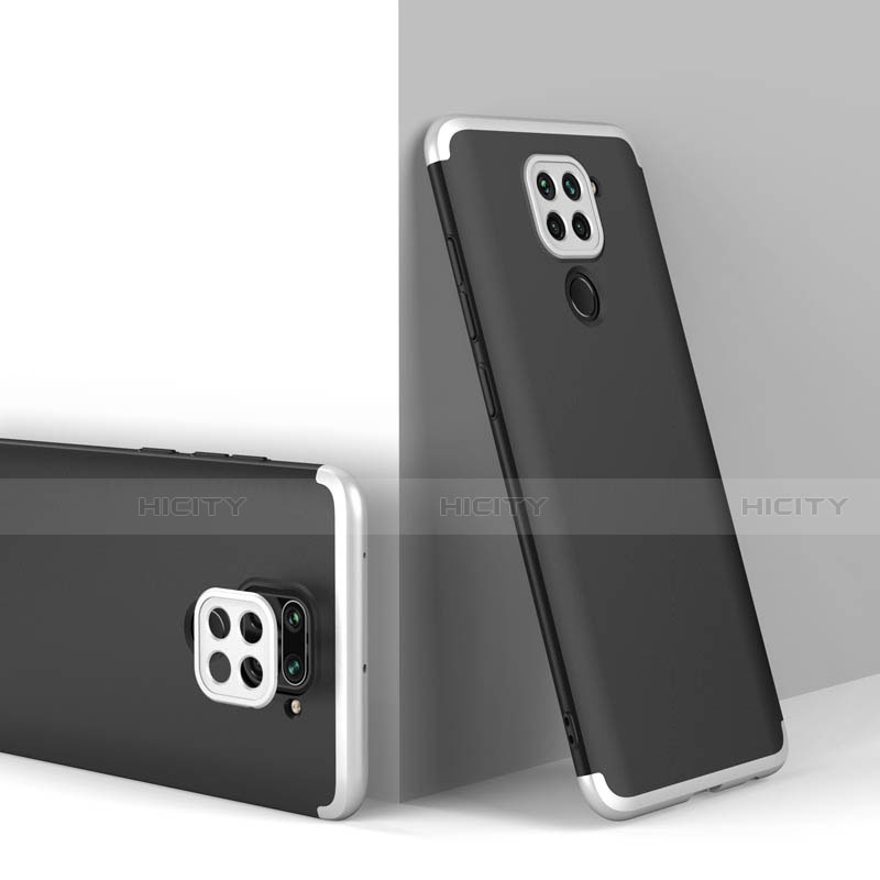 Custodia Plastica Rigida Cover Opaca Fronte e Retro 360 Gradi P02 per Xiaomi Redmi 10X 4G Argento