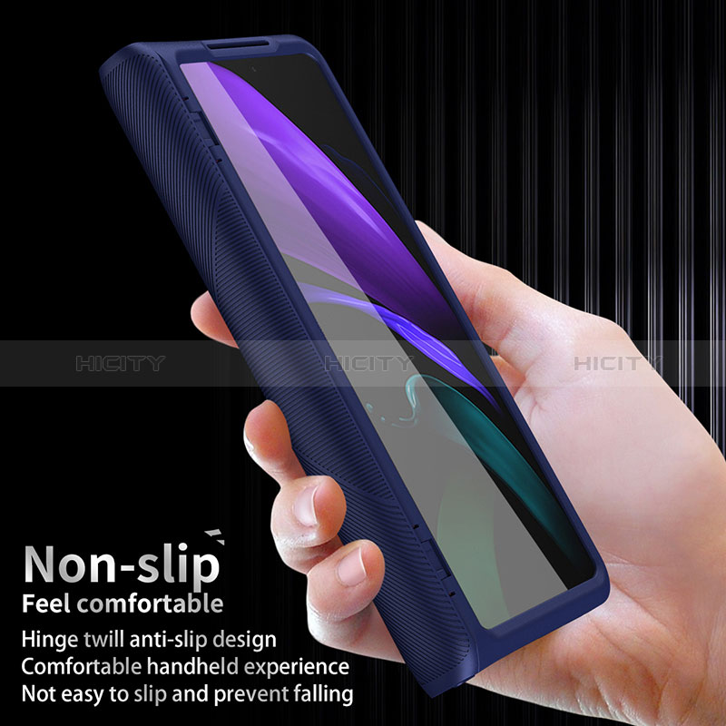 Custodia Plastica Rigida Cover Opaca Fronte e Retro 360 Gradi P05 per Samsung Galaxy Z Fold2 5G