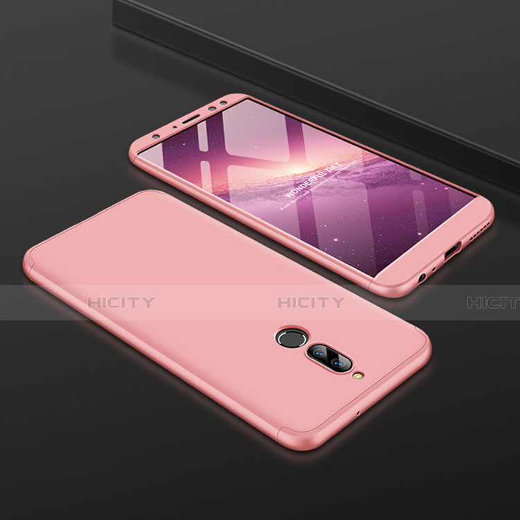 Custodia Plastica Rigida Cover Opaca Fronte e Retro 360 Gradi per Huawei G10 Oro Rosa