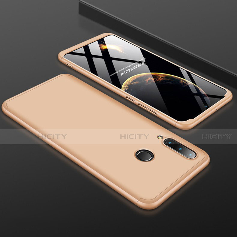 Custodia Plastica Rigida Cover Opaca Fronte e Retro 360 Gradi per Huawei Nova 4e Oro