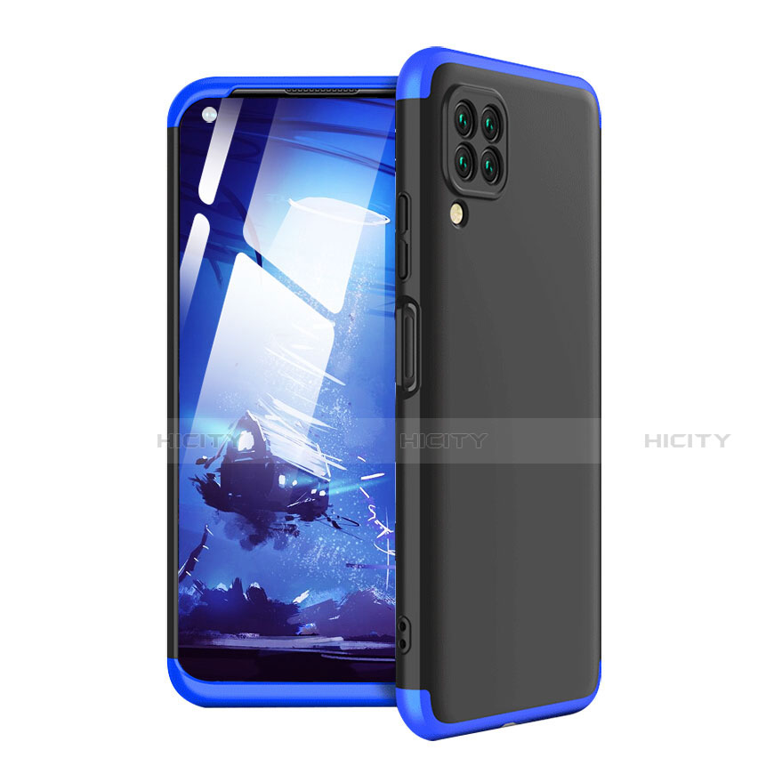 Custodia Plastica Rigida Cover Opaca Fronte e Retro 360 Gradi per Huawei Nova 6 SE Blu e Nero