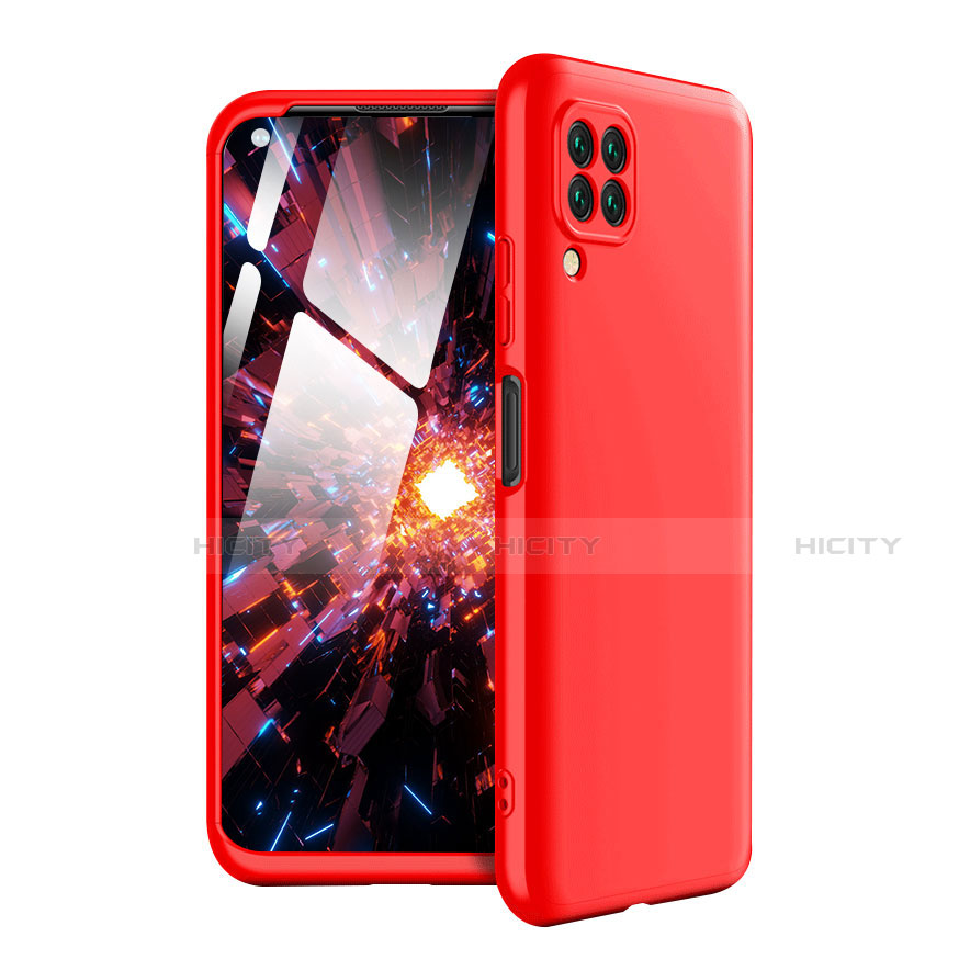 Custodia Plastica Rigida Cover Opaca Fronte e Retro 360 Gradi per Huawei Nova 7i Rosso