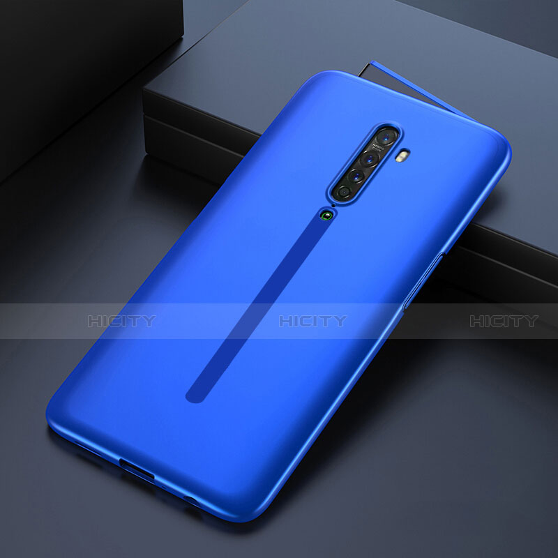 Custodia Plastica Rigida Cover Opaca Fronte e Retro 360 Gradi per Oppo Reno2 Blu