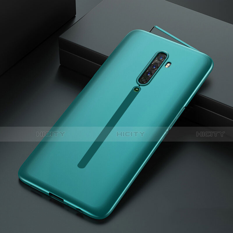 Custodia Plastica Rigida Cover Opaca Fronte e Retro 360 Gradi per Oppo Reno2 Verde