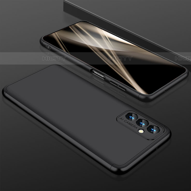 Custodia Plastica Rigida Cover Opaca Fronte e Retro 360 Gradi per Samsung Galaxy A24 4G Nero