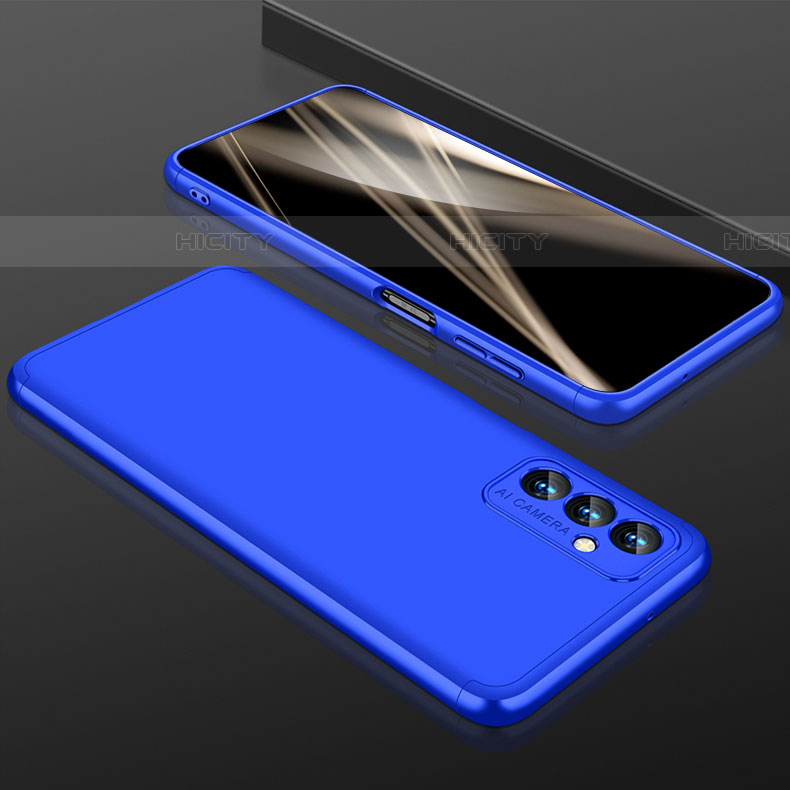 Custodia Plastica Rigida Cover Opaca Fronte e Retro 360 Gradi per Samsung Galaxy M14 5G Blu