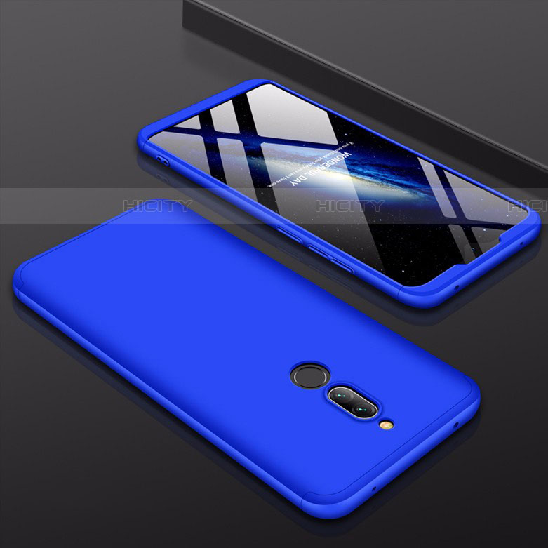 Custodia Plastica Rigida Cover Opaca Fronte e Retro 360 Gradi per Xiaomi Redmi 8 Blu