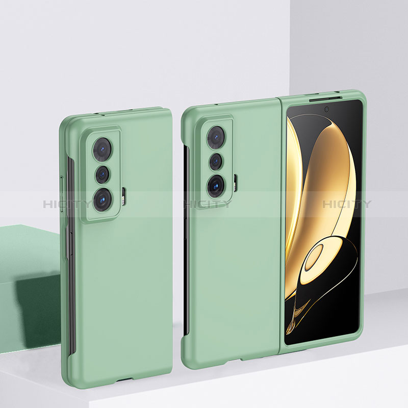 Custodia Plastica Rigida Cover Opaca Fronte e Retro 360 Gradi QH1 per Huawei Honor Magic Vs 5G Verde Pastello