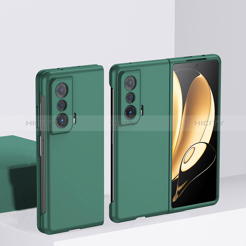 Custodia Plastica Rigida Cover Opaca Fronte e Retro 360 Gradi QH1 per Huawei Honor Magic Vs Ultimate 5G Verde