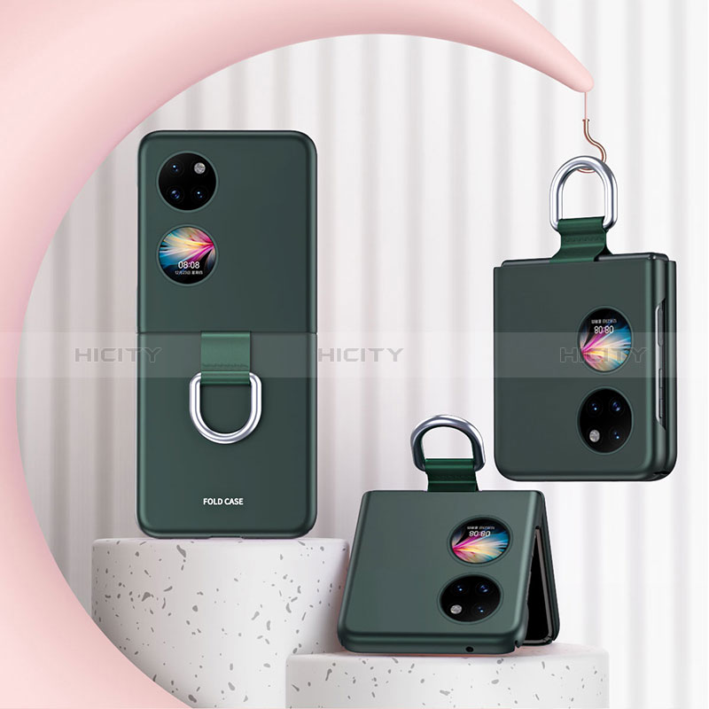 Custodia Plastica Rigida Cover Opaca Fronte e Retro 360 Gradi QH2 per Huawei P60 Pocket