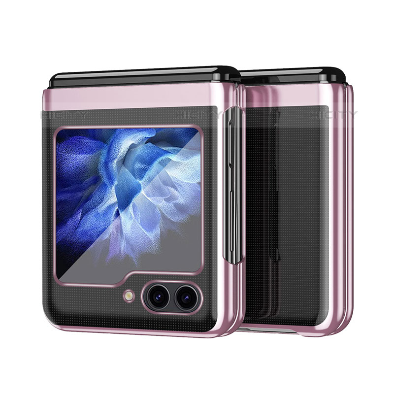 Custodia Plastica Rigida Cover Opaca Fronte e Retro 360 Gradi QH2 per Samsung Galaxy Z Flip5 5G