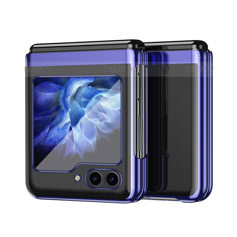 Custodia Plastica Rigida Cover Opaca Fronte e Retro 360 Gradi QH2 per Samsung Galaxy Z Flip5 5G