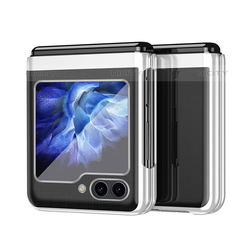 Custodia Plastica Rigida Cover Opaca Fronte e Retro 360 Gradi QH2 per Samsung Galaxy Z Flip5 5G