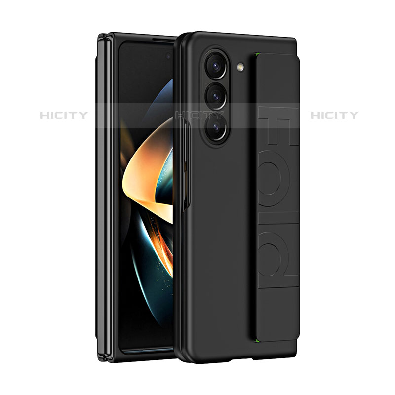 Custodia Plastica Rigida Cover Opaca Fronte e Retro 360 Gradi QH3 per Samsung Galaxy Z Fold5 5G Nero