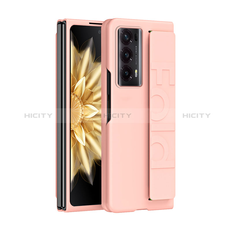 Custodia Plastica Rigida Cover Opaca Fronte e Retro 360 Gradi SD1 per Huawei Honor Magic V2 5G Oro Rosa