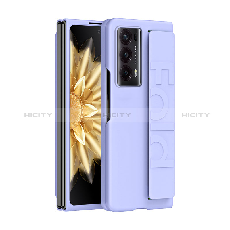 Custodia Plastica Rigida Cover Opaca Fronte e Retro 360 Gradi SD1 per Huawei Honor Magic V2 5G Viola