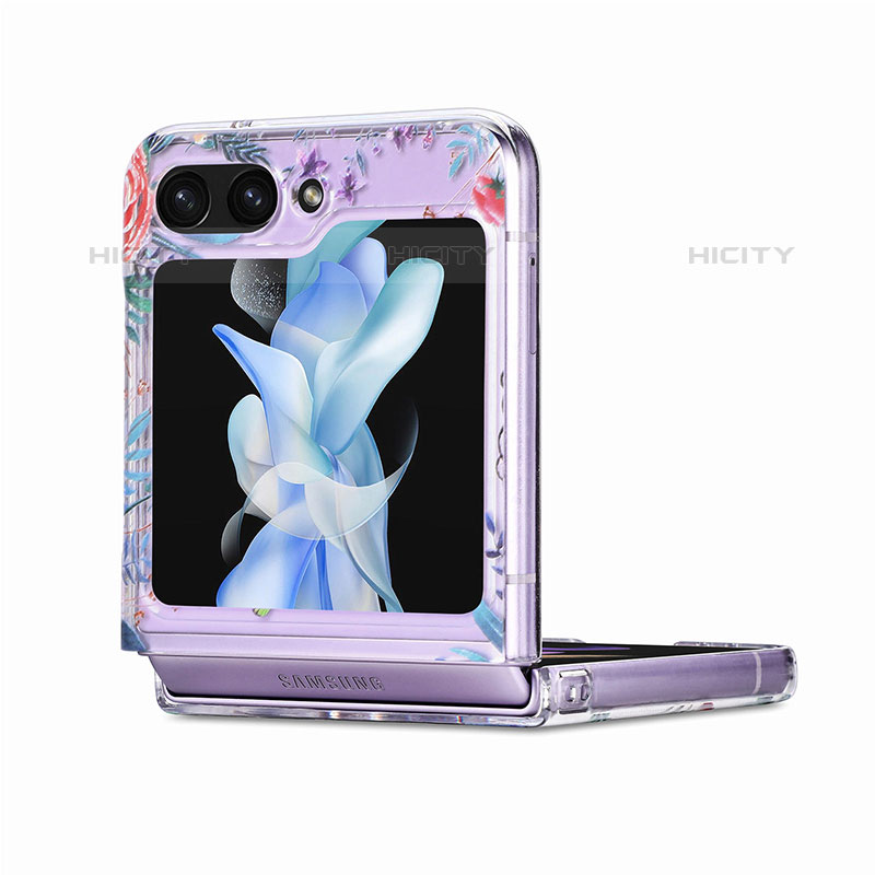 Custodia Plastica Rigida Cover Opaca Fronte e Retro 360 Gradi SD2 per Samsung Galaxy Z Flip5 5G