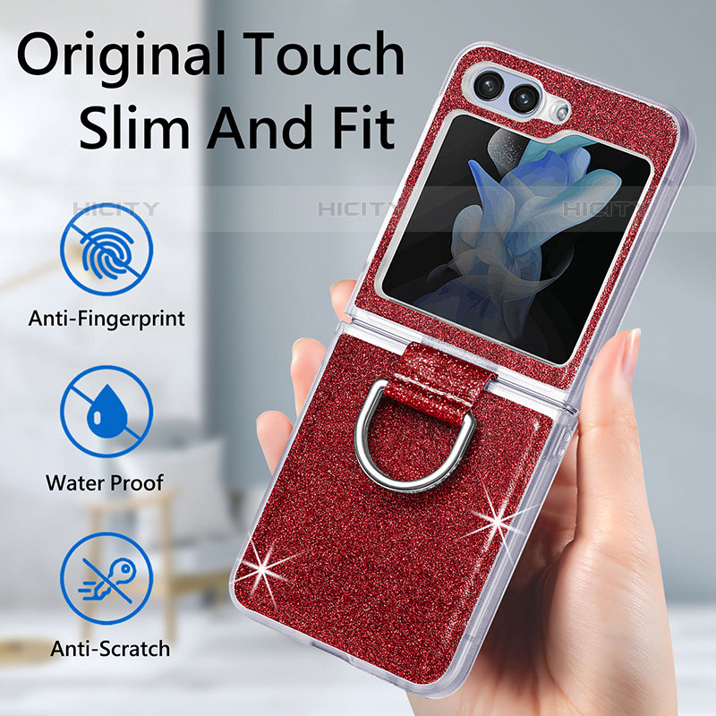 Custodia Plastica Rigida Cover Opaca Fronte e Retro 360 Gradi SD3 per Samsung Galaxy Z Flip5 5G