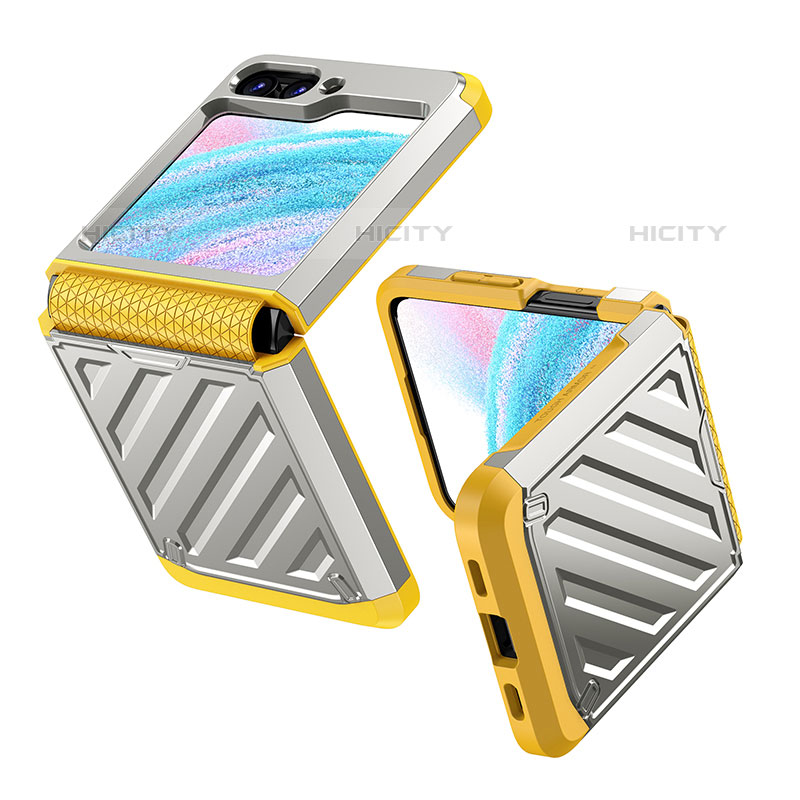 Custodia Plastica Rigida Cover Opaca Fronte e Retro 360 Gradi Z01L per Samsung Galaxy Z Flip5 5G