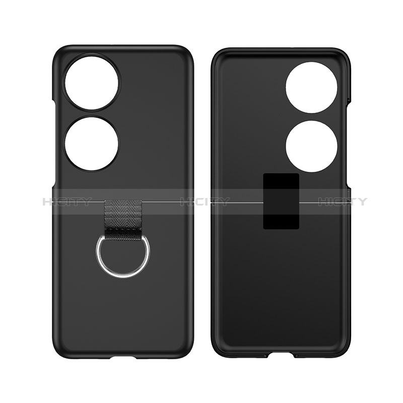 Custodia Plastica Rigida Cover Opaca Fronte e Retro 360 Gradi Z02L per Huawei P50 Pocket