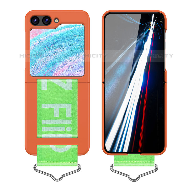 Custodia Plastica Rigida Cover Opaca Fronte e Retro 360 Gradi Z02L per Samsung Galaxy Z Flip5 5G