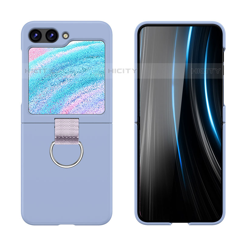 Custodia Plastica Rigida Cover Opaca Fronte e Retro 360 Gradi Z03L per Samsung Galaxy Z Flip5 5G