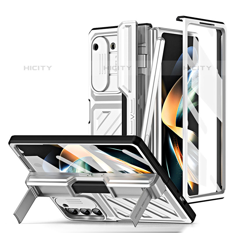 Custodia Plastica Rigida Cover Opaca Fronte e Retro 360 Gradi ZL5 per Samsung Galaxy Z Fold5 5G