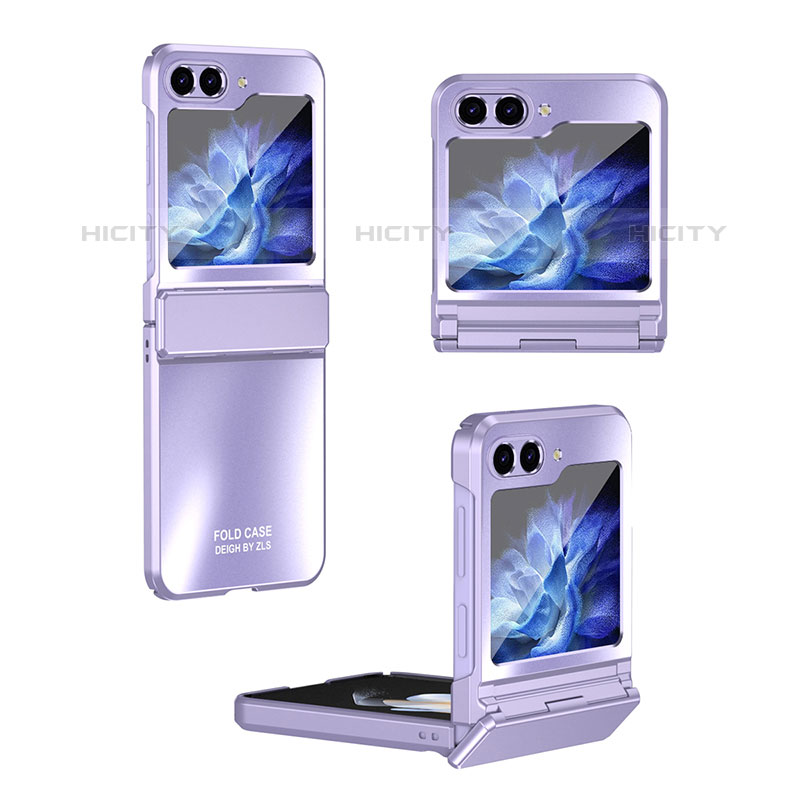 Custodia Plastica Rigida Cover Opaca Fronte e Retro 360 Gradi ZL7 per Samsung Galaxy Z Flip5 5G