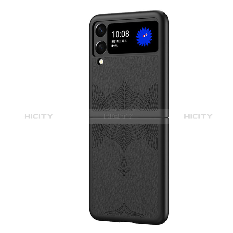 Custodia Plastica Rigida Cover Opaca H03 per Samsung Galaxy Z Flip3 5G Nero