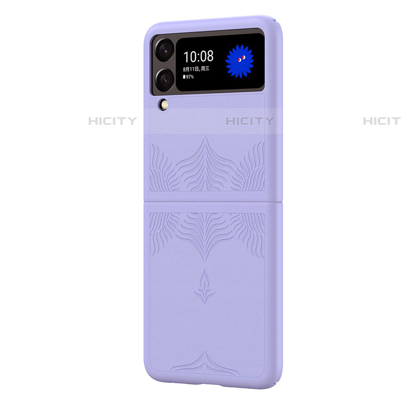 Custodia Plastica Rigida Cover Opaca H03 per Samsung Galaxy Z Flip4 5G Viola