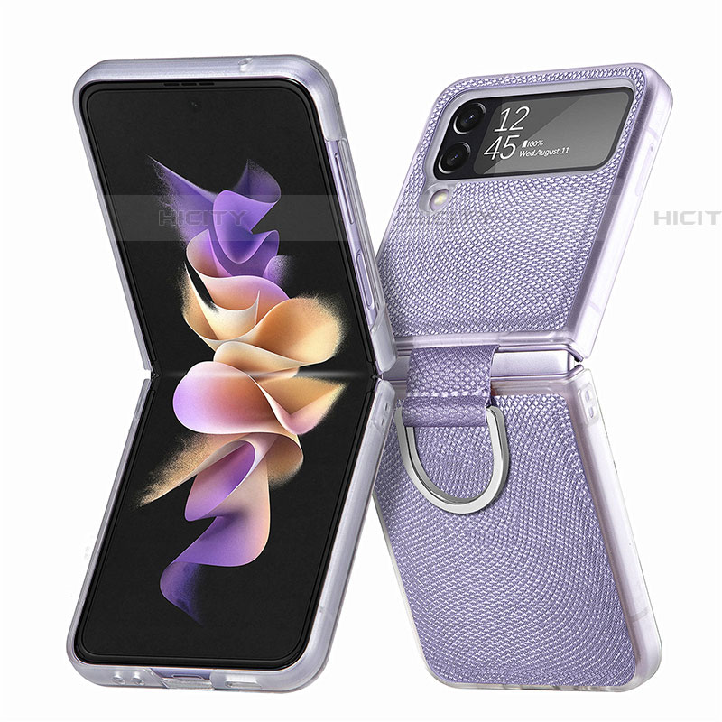 Custodia Plastica Rigida Cover Opaca H05 per Samsung Galaxy Z Flip4 5G Lavanda