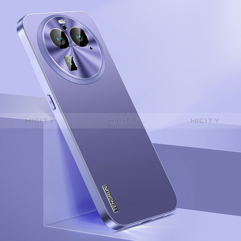 Custodia Plastica Rigida Cover Opaca JL1 per Oppo Find X6 Pro 5G Viola