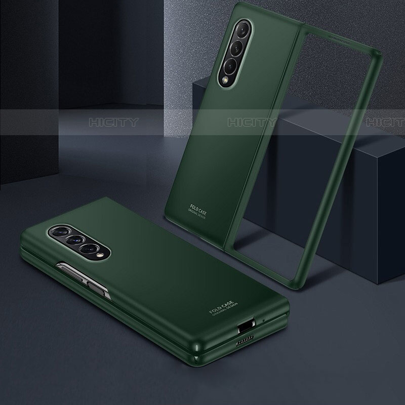 Custodia Plastica Rigida Cover Opaca L04 per Samsung Galaxy Z Fold4 5G Verde