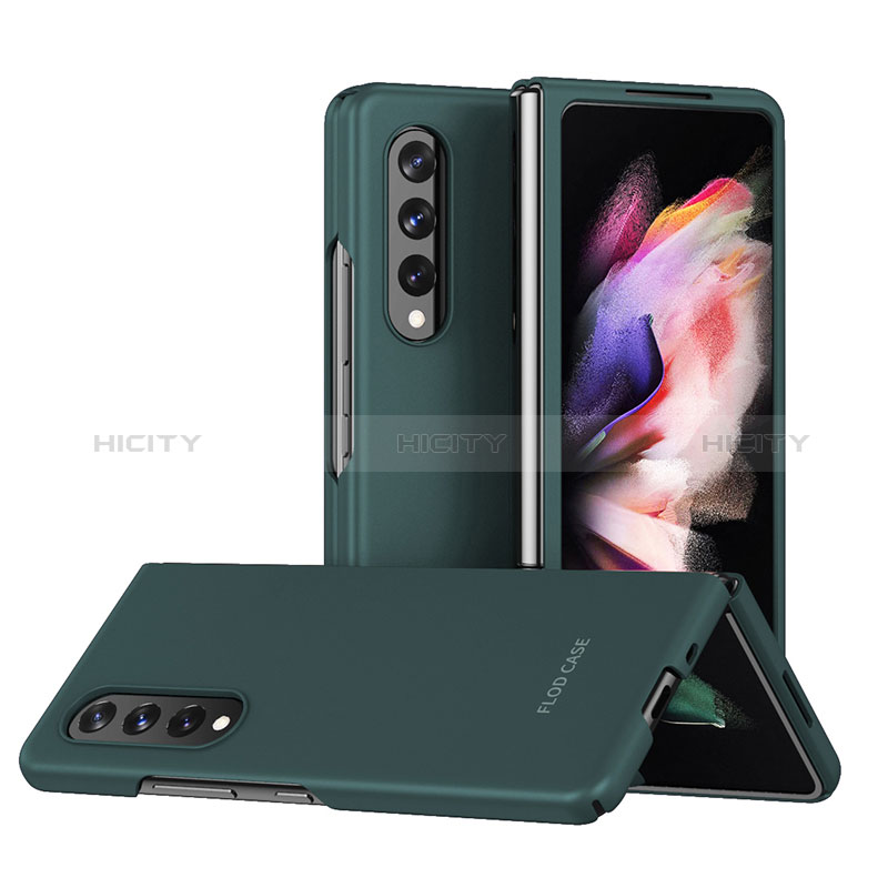 Custodia Plastica Rigida Cover Opaca L08 per Samsung Galaxy Z Fold3 5G Verde