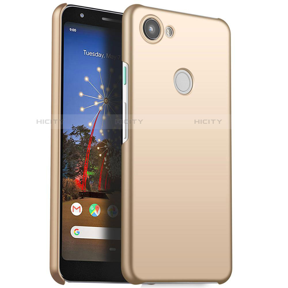 Custodia Plastica Rigida Cover Opaca M01 per Google Pixel 3a Oro