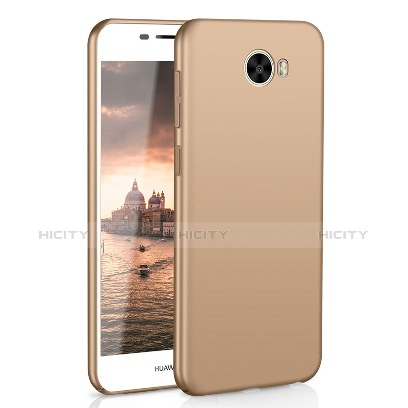 Custodia Plastica Rigida Cover Opaca M01 per Huawei Honor Play 5 Oro