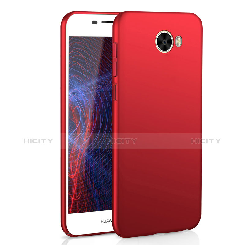 Custodia Plastica Rigida Cover Opaca M01 per Huawei Honor Play 5 Rosso