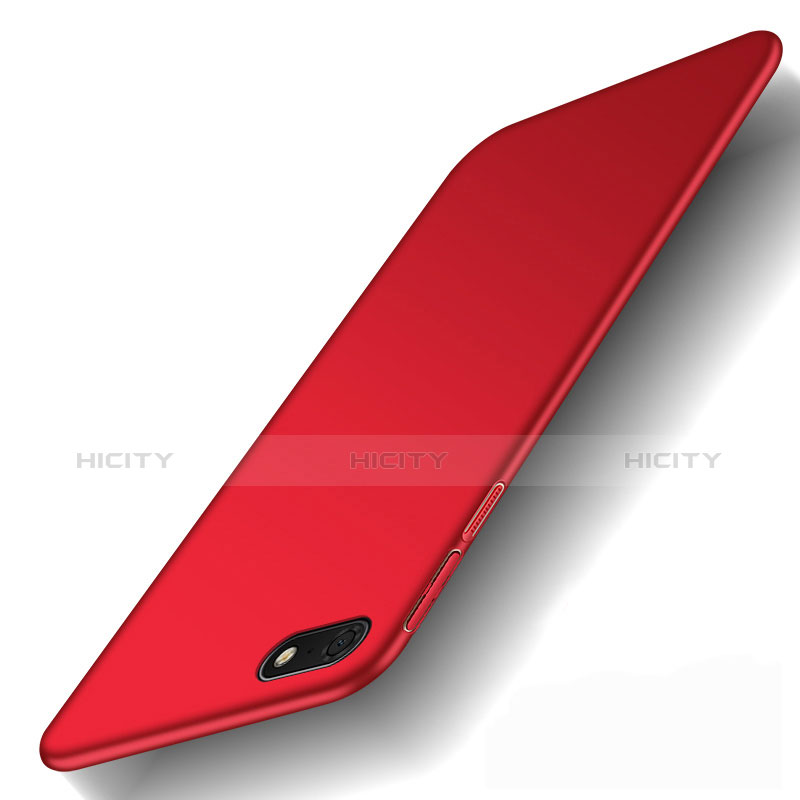 Custodia Plastica Rigida Cover Opaca M01 per Huawei Honor Play 7 Rosso