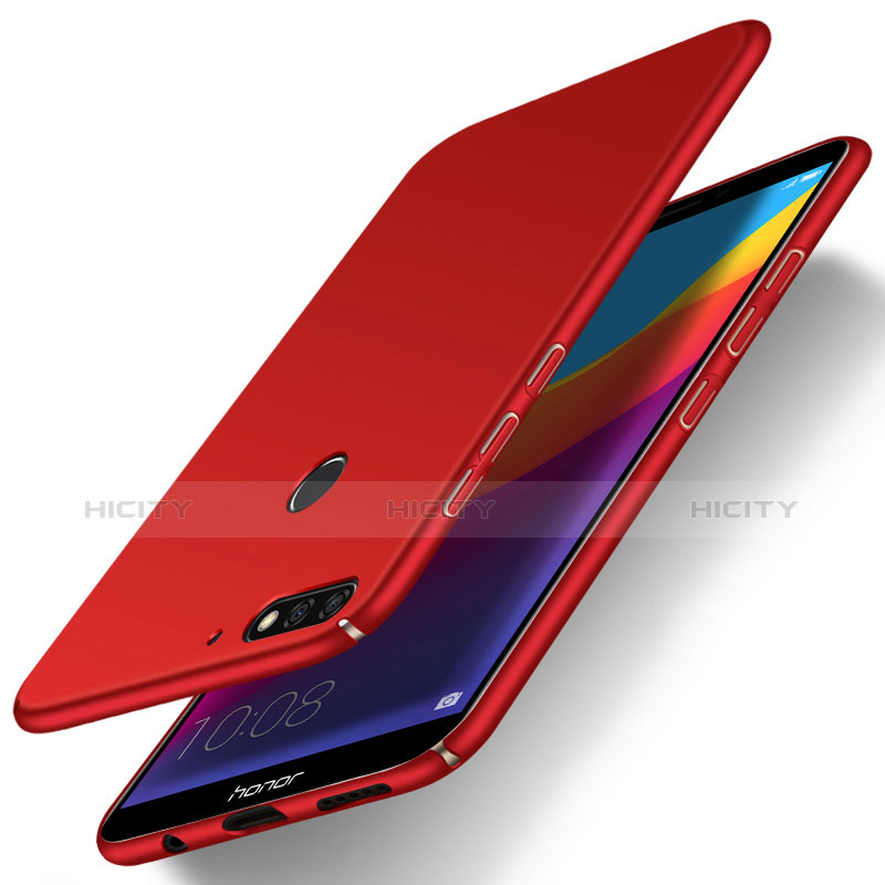 Custodia Plastica Rigida Cover Opaca M01 per Huawei Honor Play 7A Rosso