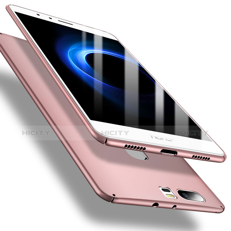 Custodia Plastica Rigida Cover Opaca M01 per Huawei Honor V8 Oro Rosa