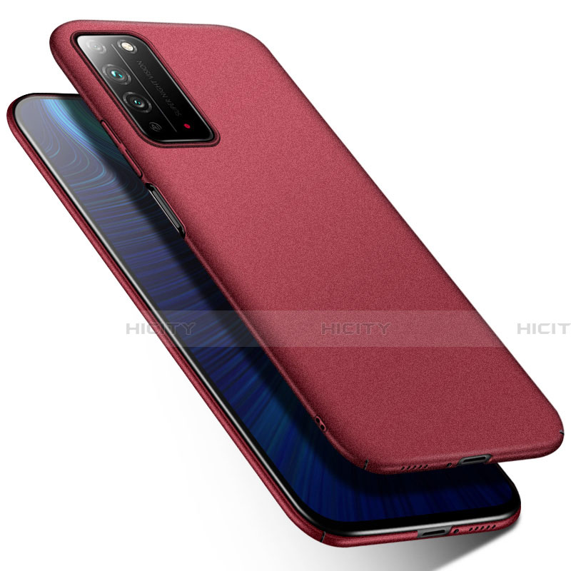 Custodia Plastica Rigida Cover Opaca M01 per Huawei Honor X10 5G Rosso